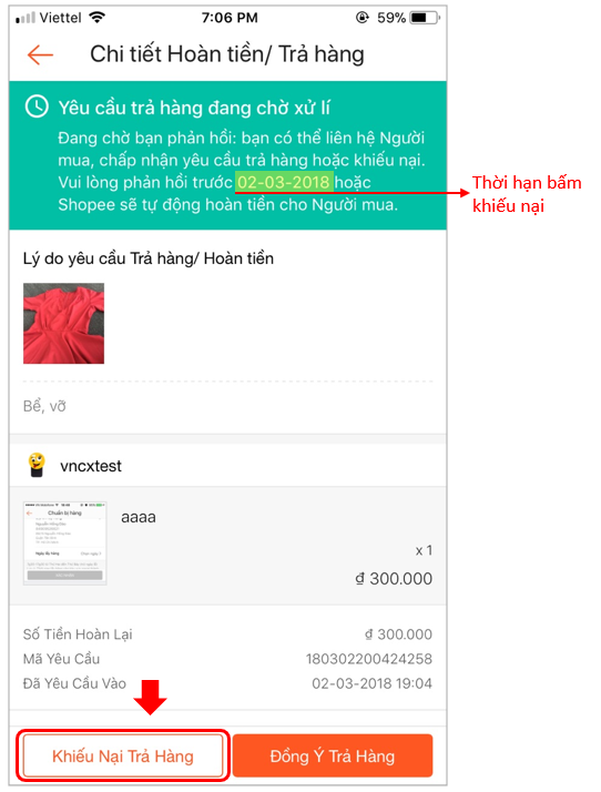 quy-dinh-khieu-nai-khi-ban-hang-tren-shopee