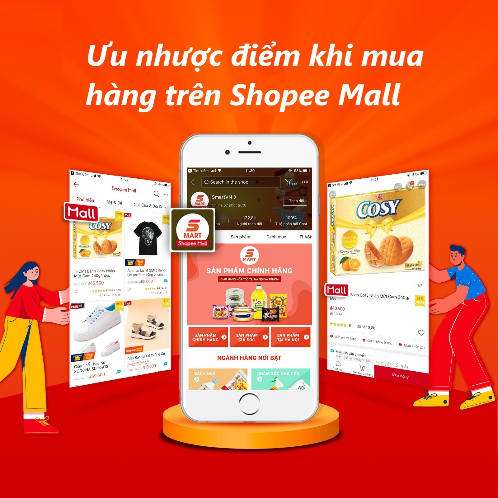 Ưu và nhược điểm khi mua hàng trên Shopee Mall