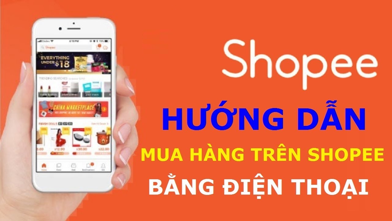 Cách mua sản phẩm trên app Shopee