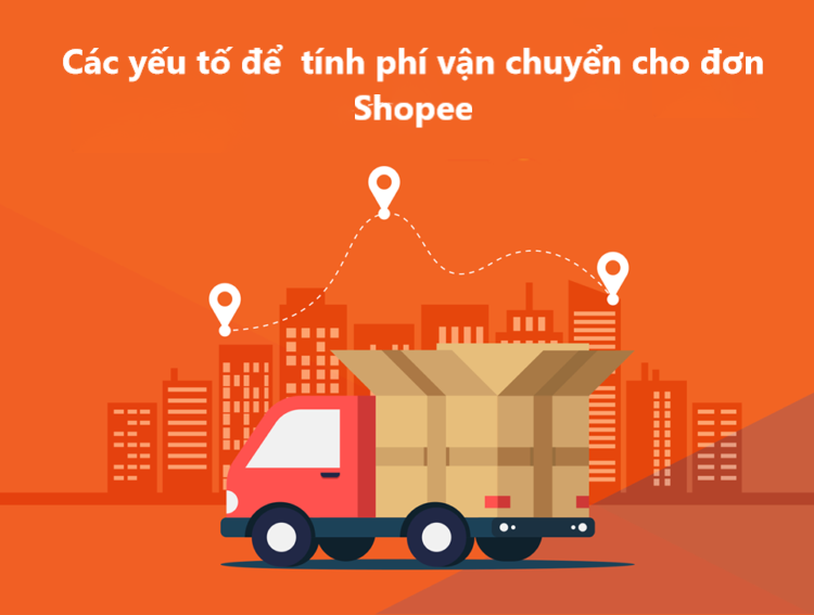 Shopee dựa trên yếu tố nào để tính phí vận chuyển 