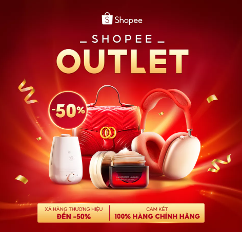 Bí kíp săn hàng Outlet cực đỉnh trên Shopee 