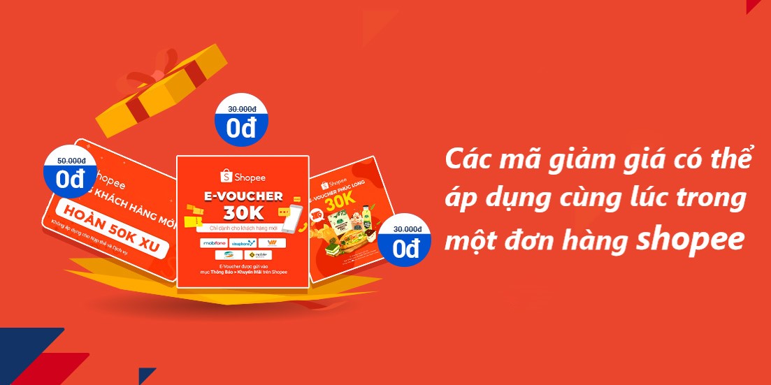 Có thể áp dụng bao nhiêu mã giảm giá cùng một lúc trong đơn hàng Shopee