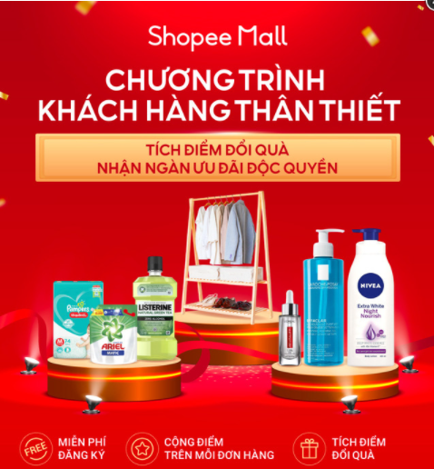 Hướng dẫn kiểm tra điểm tích lũy trong chương trình khách hàng thân thiết trên Shopee Mall 
