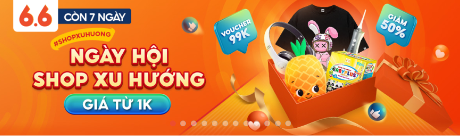 Làm sao để tạo banner xoay vòng cho shop trên Shopee 