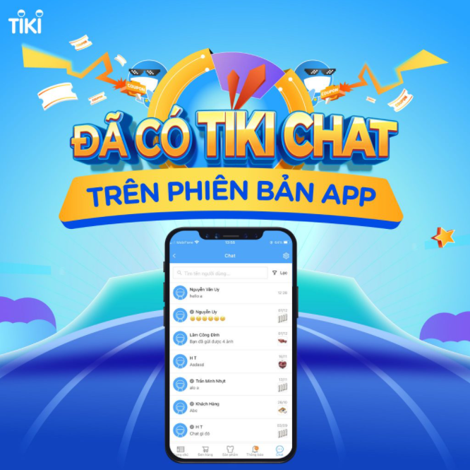 Một số câu hỏi thường gặp về tính năng chat trên Tiki 