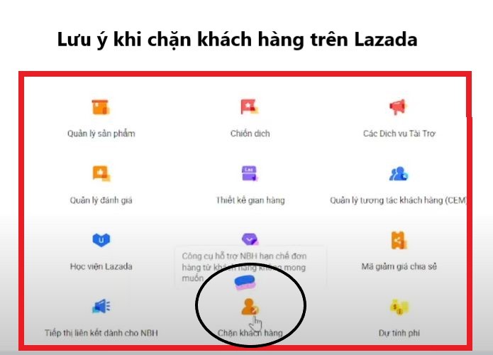 Một số lưu ý khi sử dụng tính năng chặn đơn hàng trên Lazada 