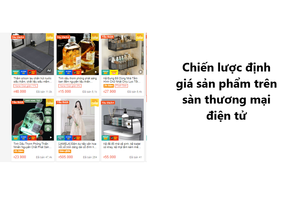 Tổng hợp thông tin các chiến lược định giá sản phẩm trên sàn thương mại điện tử 