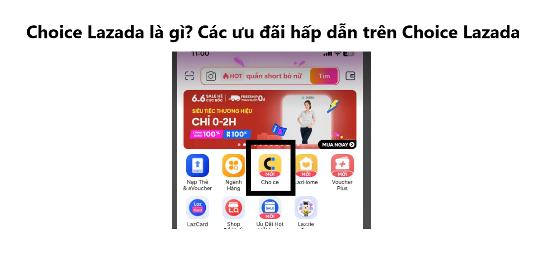 Choice Lazada là gì? Các ưu đãi hấp dẫn khi mua hàng tại Choice Lazada 