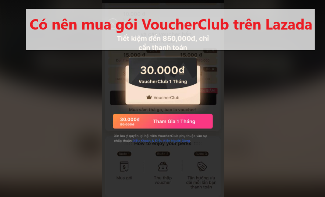 Có nên mua gói voucher club trên Lazada không? 