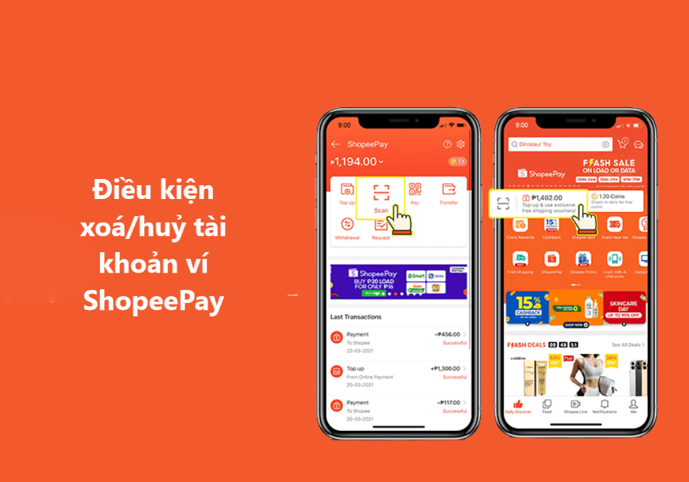Điều kiện để xoá/huỷ Ví ShopeePay mà bạn cần biết 