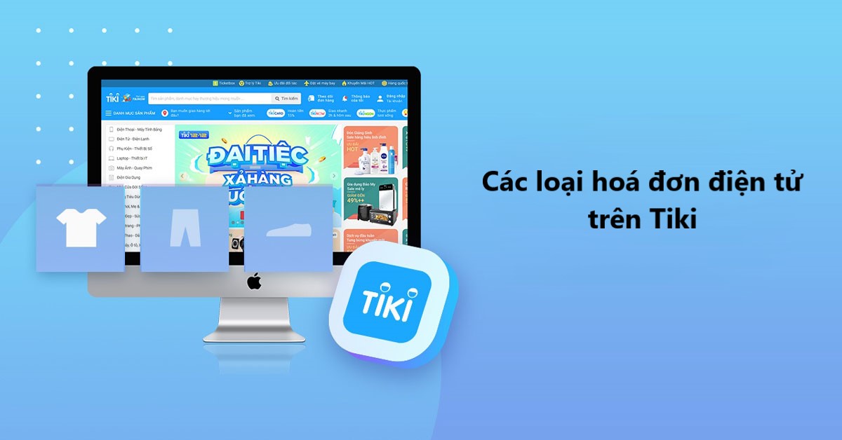 Các loại hoá đơn Tiki xuất cho người bán 
