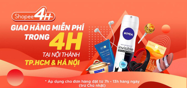 Dịch vụ Shopee 4H? Những khu vực nào được áp dụng dịch vụ này?