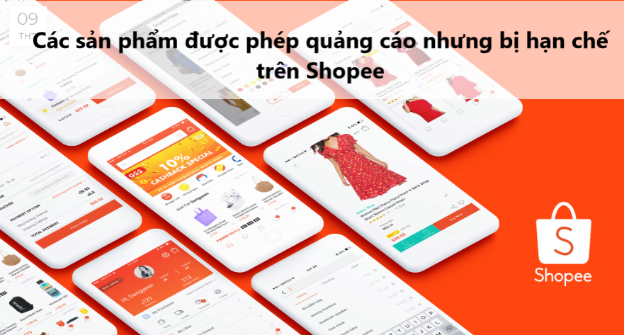 Những sản phẩm được phép quảng cáo nhưng bị hạn chế trên Shopee 